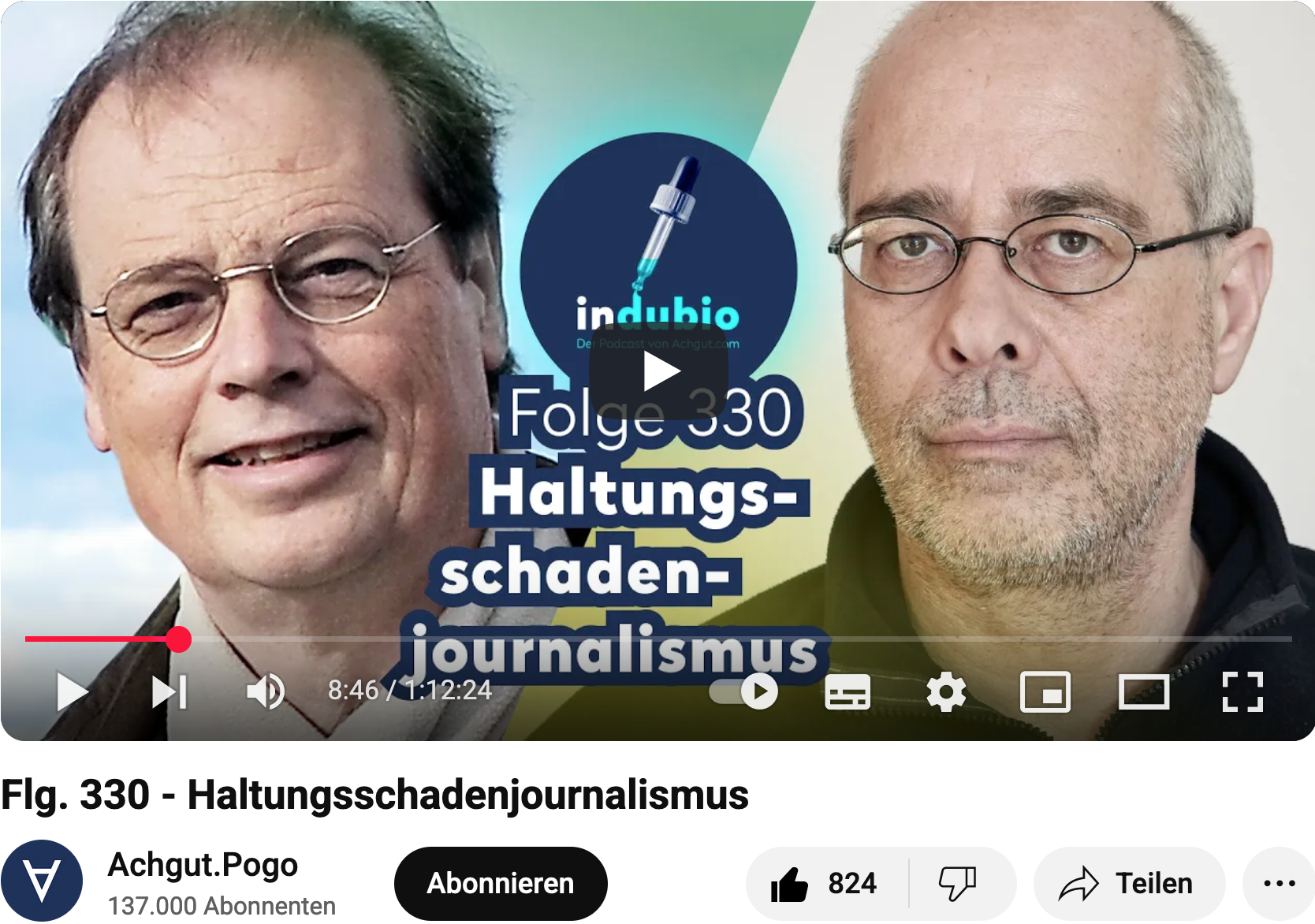Screenshot zu Tom Sora und Gerd-Buurmann In-Dubio-Gespräch